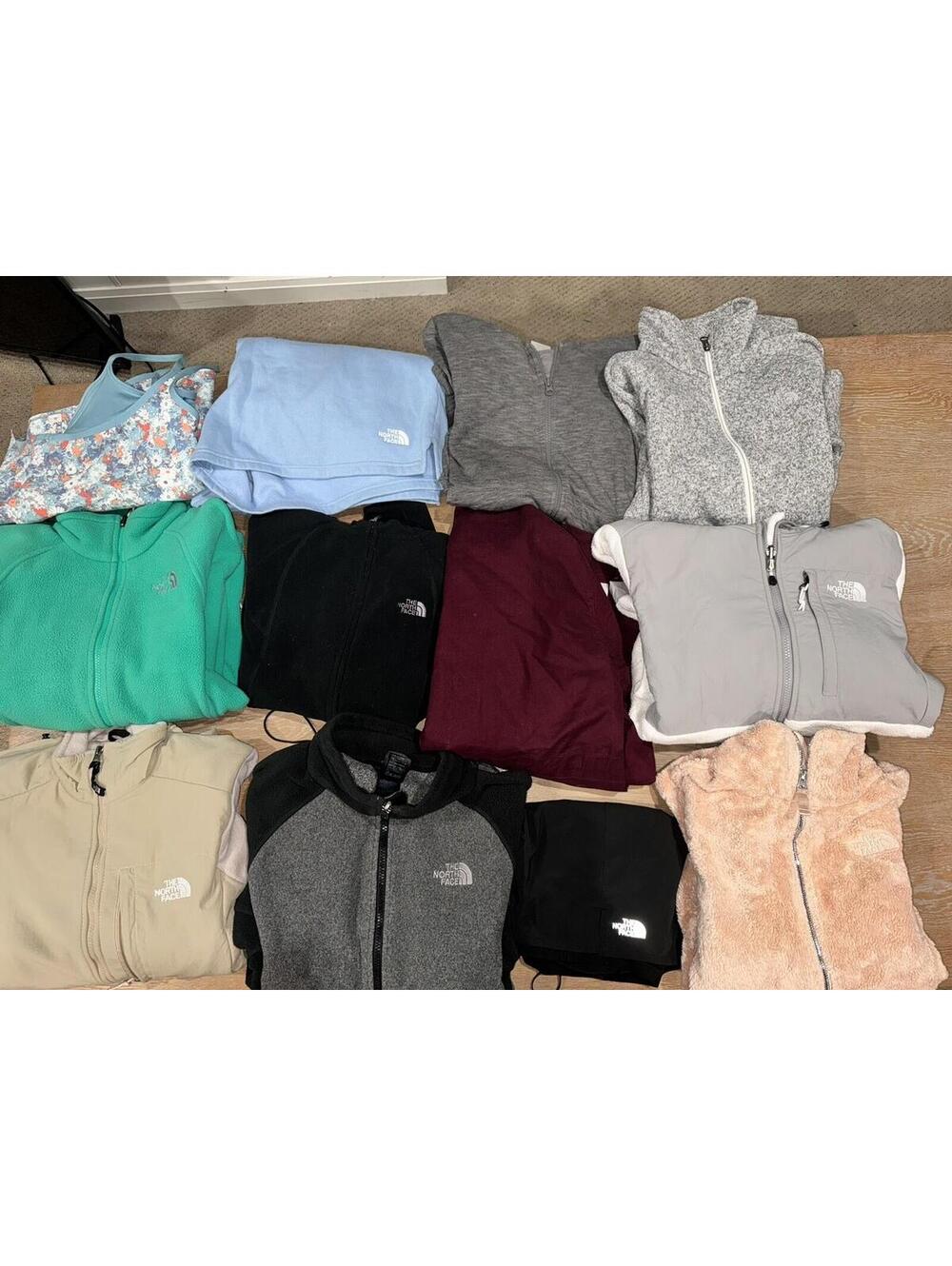 The NORTH FACE 12 Piece Bundle Reseller Lot Various Sizes Men & Women